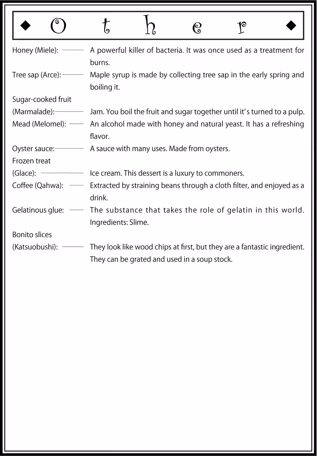 Illust Food Notes Plants Pt.2