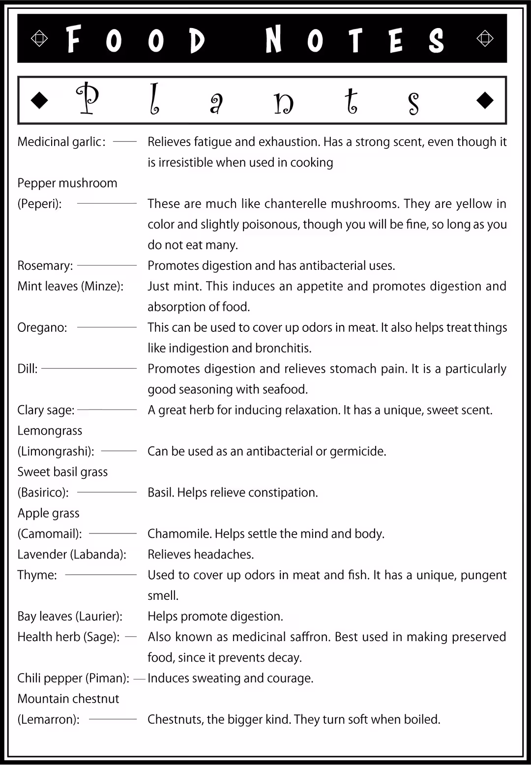 Illust Food Notes Creatures Pt.2